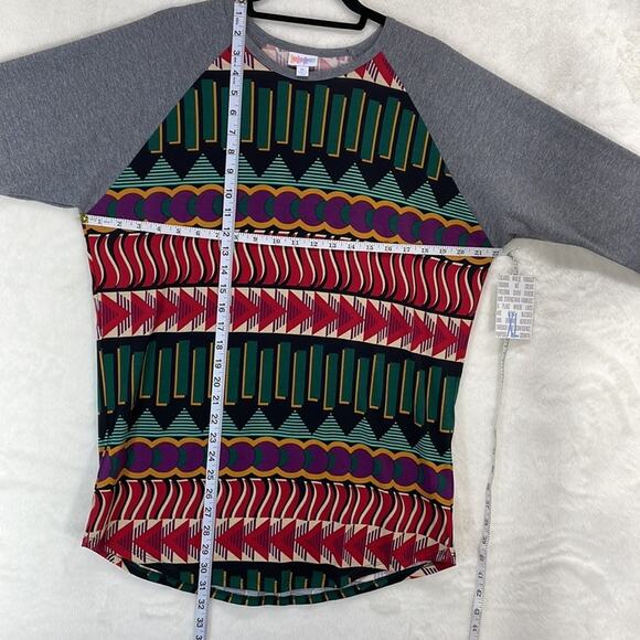 LuLaRoe NWT Randy Tee XL Great Fall Colors! Baseball like Tee Oh So Comfortable - Picture 6 of 16